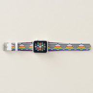 Ally Progress Pride Flag Apple Watch Band