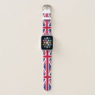 British flag Apple watch band