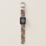 Cartoon Harry Potter Character Toss Pattern Apple Watch Band