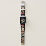 Cool Tiki Totems custom name Apple Watch Band