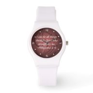 Philippians 4:13 Christian Bible Verse Watch