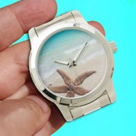 Single Starfish Beach Scene Watch