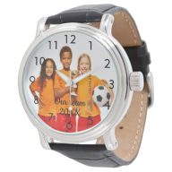 Sports team kid photo watch