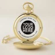Upload Your Company Logo Pocket Watch