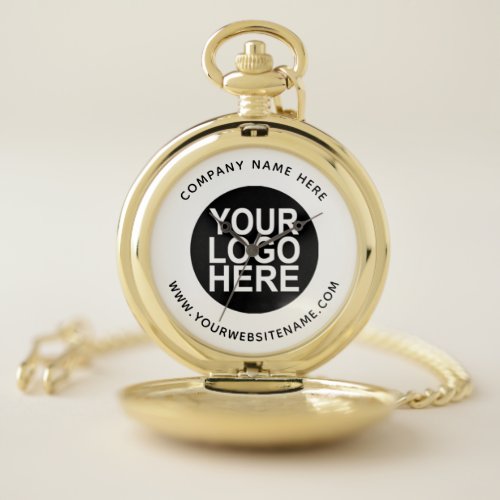 Upload Your Company Logo Pocket Watch