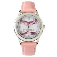Personalized Girl's Softball Watch