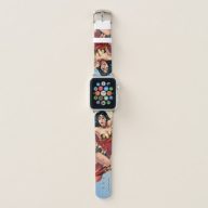Wonder Woman Wearing Cape Apple Watch Band