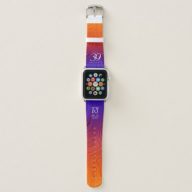 Elegant 39th Agate Wedding Anniversary Apple Watch Band