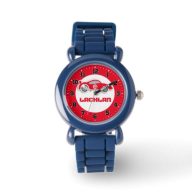 Fun kids red car add your name &amp; age wrist watch