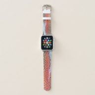 Rainbow Trout Skin Abstract Pattern Apple Watch Band