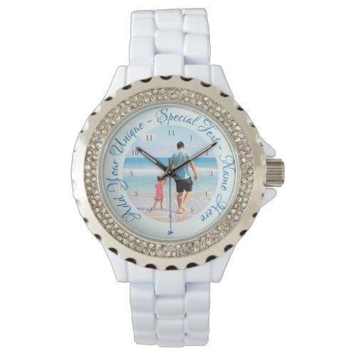 Custom Photo Watch Gift with Your Photos and Text