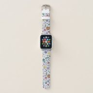 Sesame Street | Sesame Pals Doodle Pattern Apple Watch Band